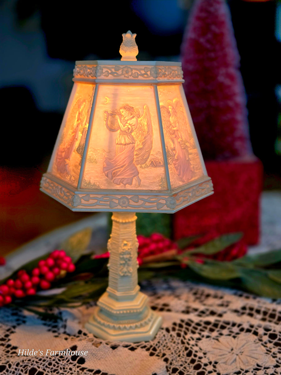 Angel Lamp with Lithophane Shade – Hilde's Farmhouse