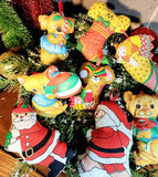 Handmade Stuffed Ornament Set