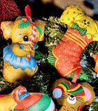 Handmade Stuffed Ornament Set