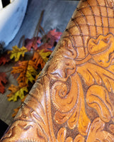 Leather Hand-Tooled Purse