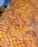 Leather Hand-Tooled Purse