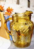 Vintage Amber Pitcher
