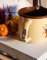 Enamel Fruit Pitcher