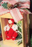 Vintage Yarn Doll in Crate