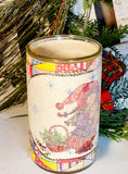 Vintage Sugared Candle Jar