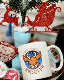 Rudolph Christmas Mug