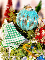 Vintage Crochet and Beaded Ornament Lot