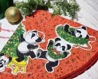Vintage Panda Christmas Lot