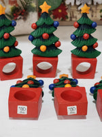 Dept. 56 Christmas Tree Napkin Ring Set