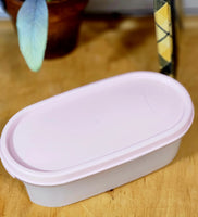 Pink Tupperware Dish and Lid
