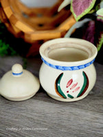 Vintage Shawnee Pottery Jar with Lid