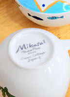 Mikasa Ocean Collage Sugar and Creamer Set