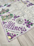 Vintage "Illinois" Hankie