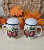 Vintage Apple Salt and Pepper Shaker Set