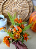 Vintage Goose Jar with Vintage Floral