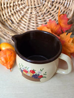 Vintage Enamel Pitcher