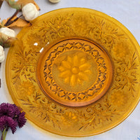 Vintage Anchor Hocking Amber Plate