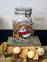 Vintage Anchor Hocking Halloween Treats Jar