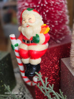 Vintage Santa Stocking Holder