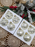 Vintage Glass Ornaments Set of 8