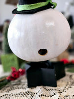 Vintage Gourd Bobblehead Snowman