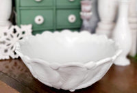 Vintage Milk Glass Bowl