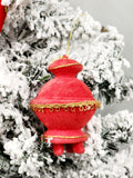 Vintage Red Ornament Set